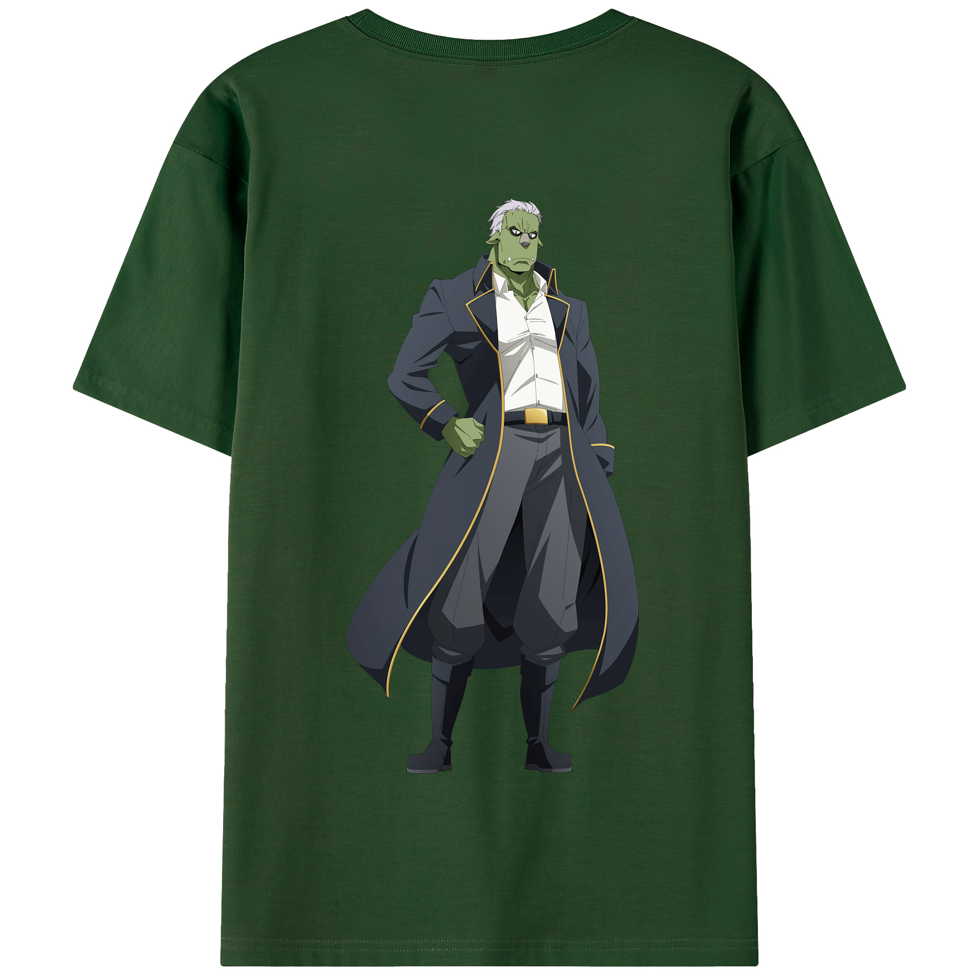 （画像用） 転スラ Regarding Reincarnated to Slime 綿100％半袖Tシャツ（背面プリント）
